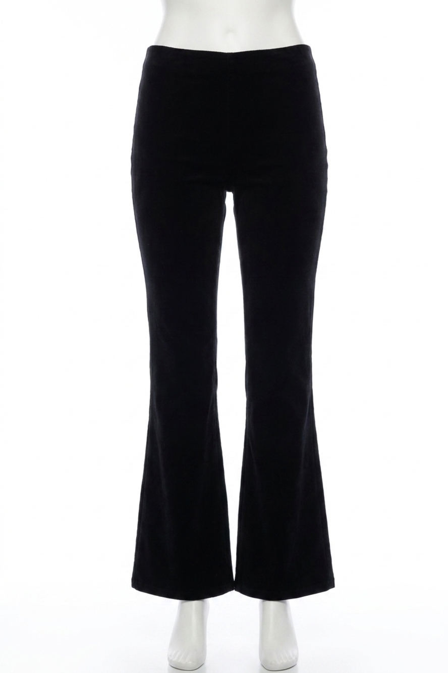 NEW FREE PEOPLE in my feelings crop bootleg pant in black